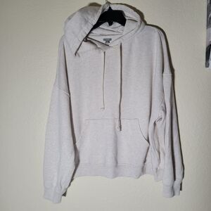 Aerie | Women Cream Neutral Everyday Hoodie XL Kangaroo Pocket Loungewear Cozy